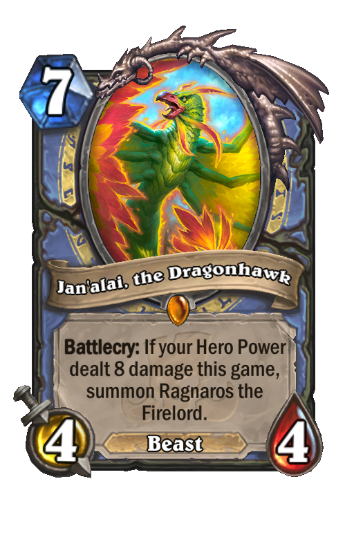 Jan'alai, the Dragonhawk Hearthstone kártya