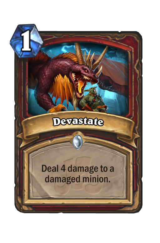 Devastate Hearthstone kártya