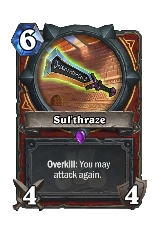 Sul'thraze Hearthstone kártya