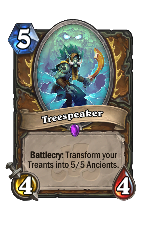 Treespeaker Hearthstone kártya