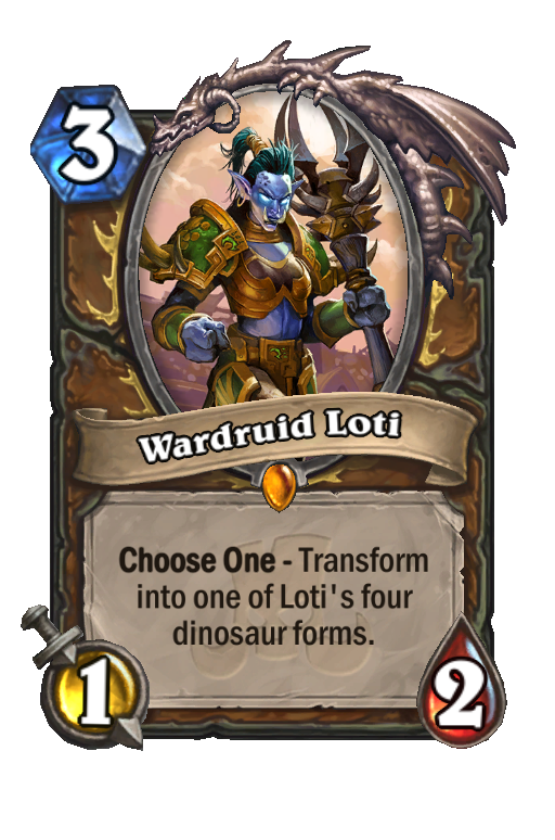 Wardruid Loti Hearthstone kártya