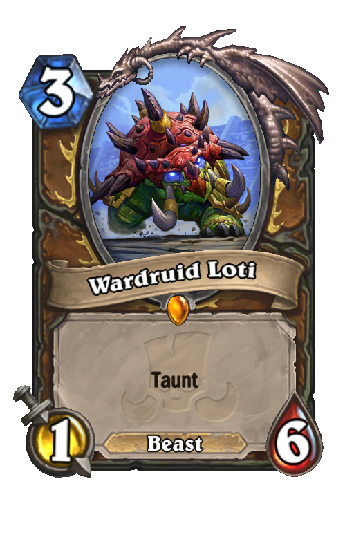 Wardruid Loti Hearthstone kártya
