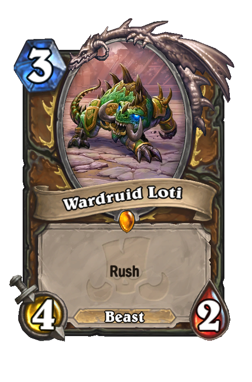Wardruid Loti Hearthstone kártya