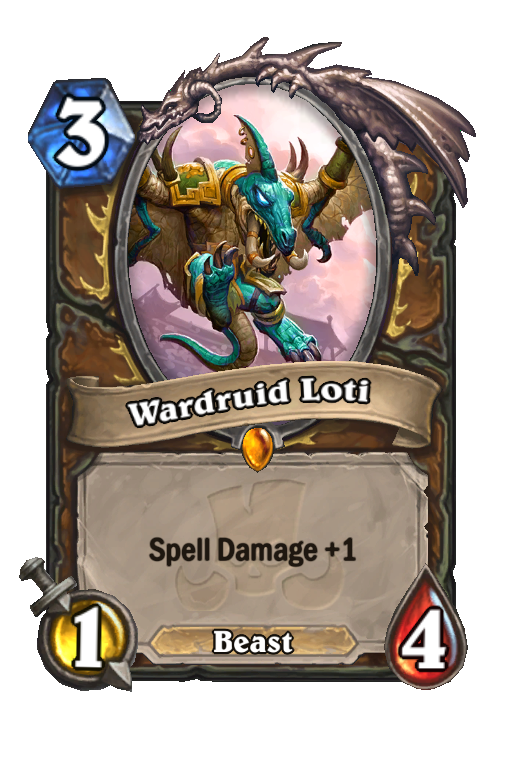 Wardruid Loti Hearthstone kártya