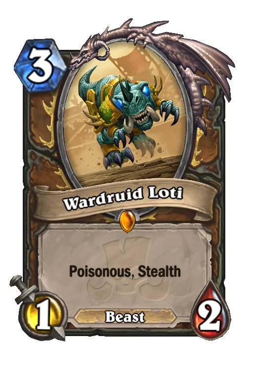 Wardruid Loti Hearthstone kártya