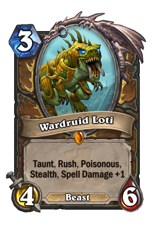 Wardruid Loti Hearthstone kártya
