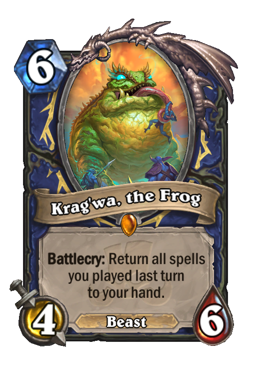 Krag'wa, the Frog Hearthstone kártya