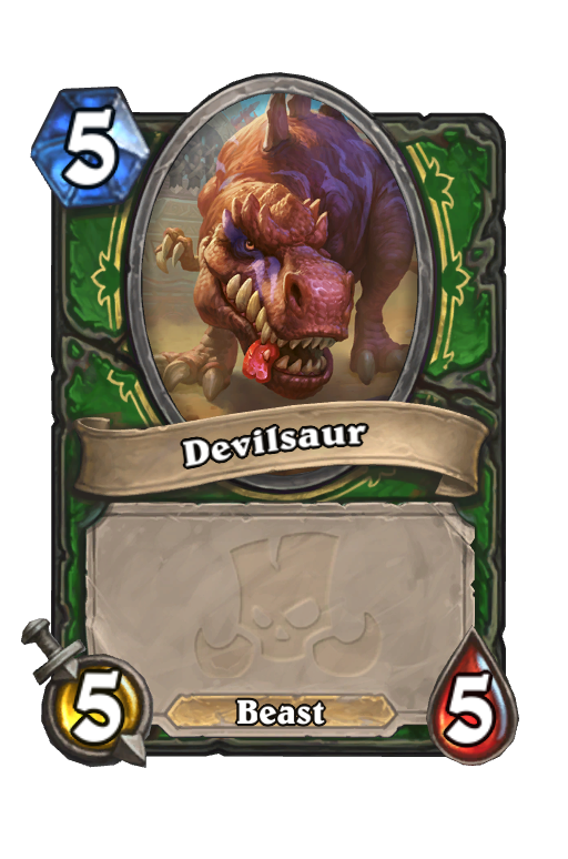 Devilsaur Hearthstone kártya
