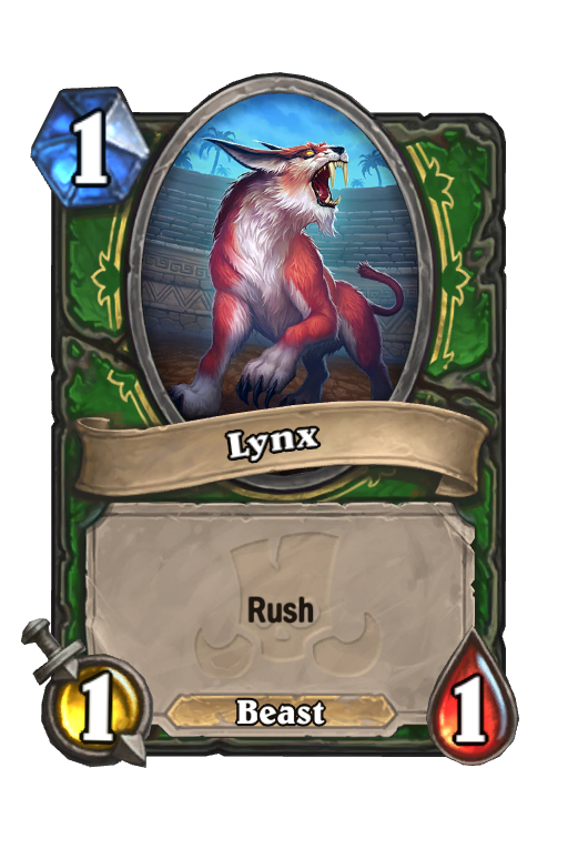Lynx Hearthstone kártya