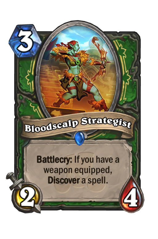 Bloodscalp Strategist Hearthstone kártya