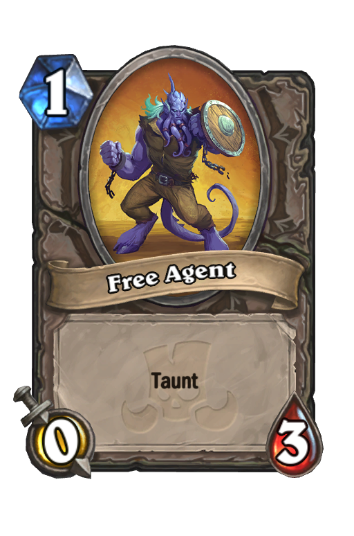Free Agent Hearthstone kártya