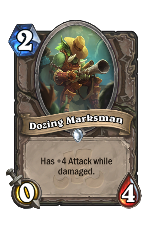 Dozing Marksman Hearthstone kártya