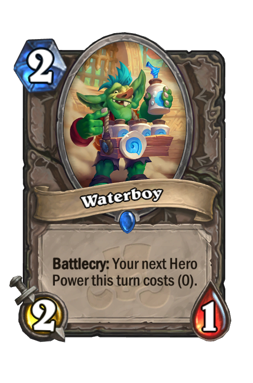 Waterboy Hearthstone kártya