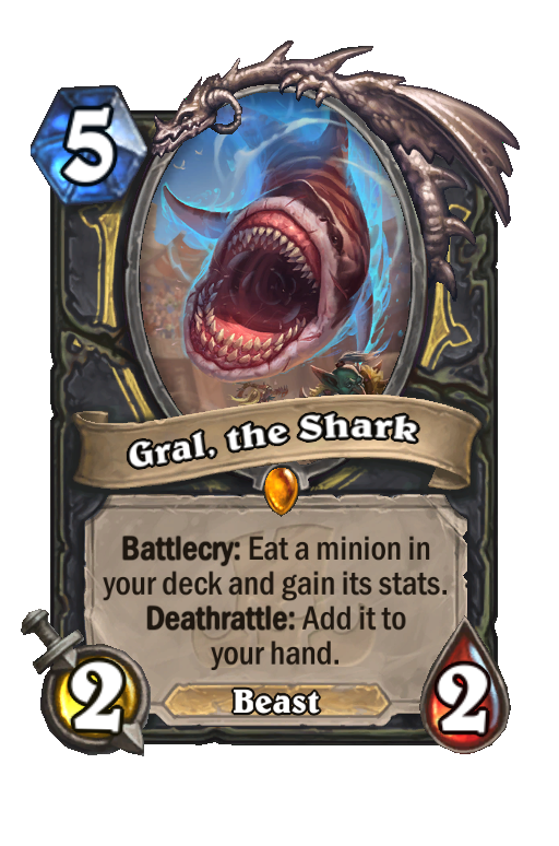 Gral, the Shark Hearthstone kártya