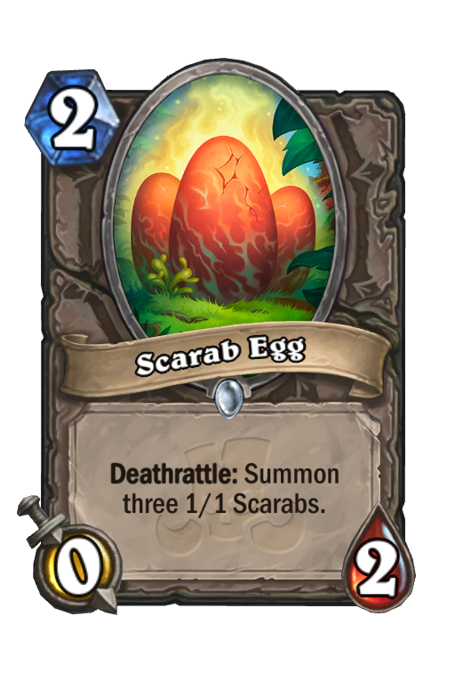 Scarab Egg Hearthstone kártya
