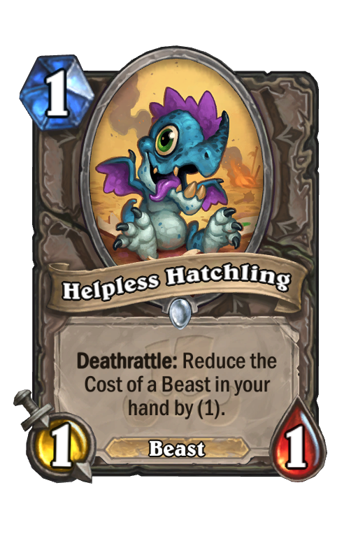 Helpless Hatchling Hearthstone kártya