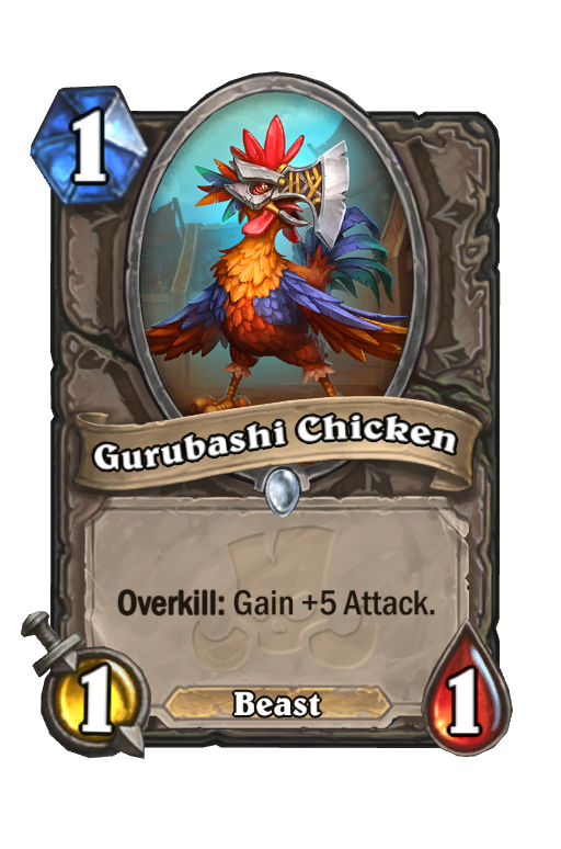Gurubashi Chicken Hearthstone kártya