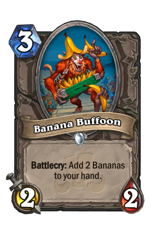 Banana Buffoon Hearthstone kártya