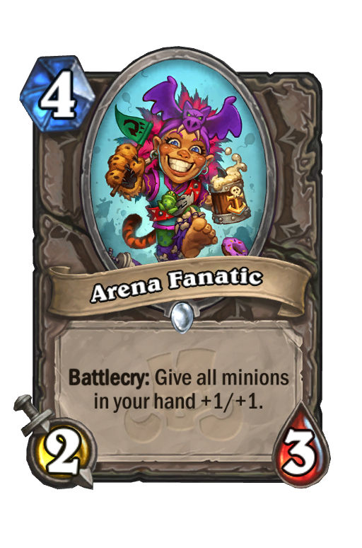 Arena Fanatic Hearthstone kártya