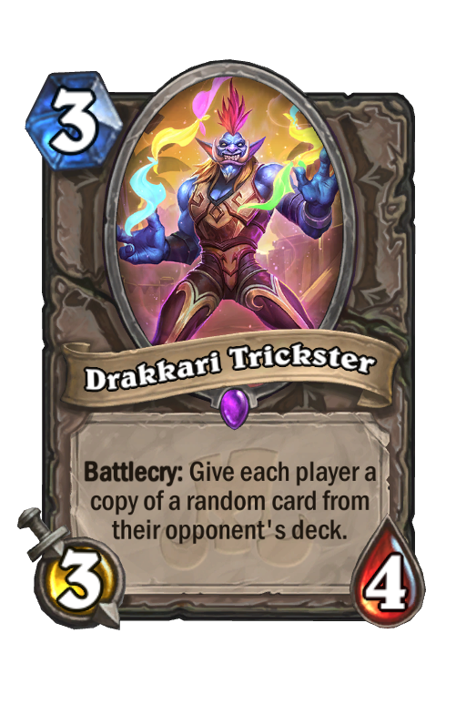 Drakkari Trickster Hearthstone kártya