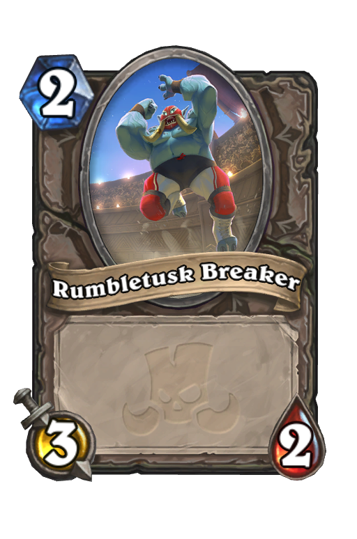 Rumbletusk Breaker Hearthstone kártya