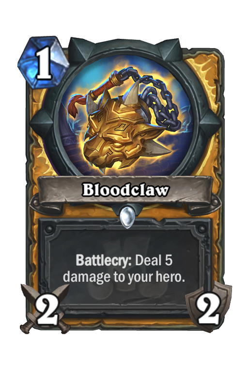 Bloodclaw Hearthstone kártya