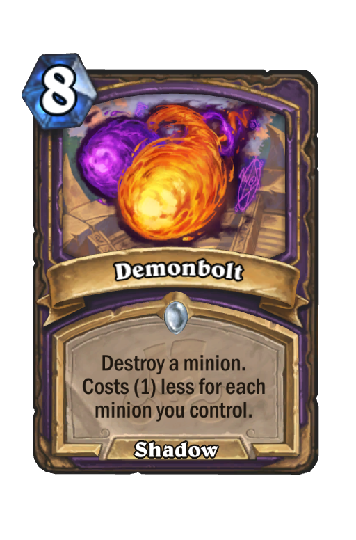 Demonbolt Hearthstone kártya