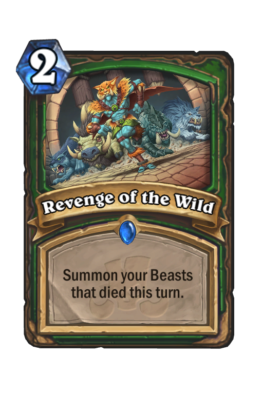 Revenge of the Wild Hearthstone kártya