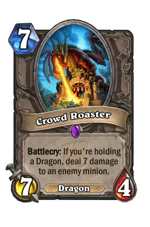 Crowd Roaster Hearthstone kártya