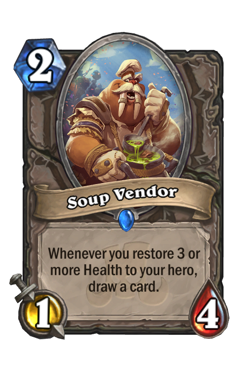 Soup Vendor Hearthstone kártya