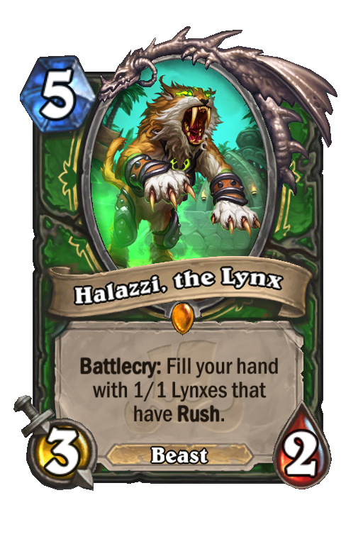 Halazzi, the Lynx Hearthstone kártya