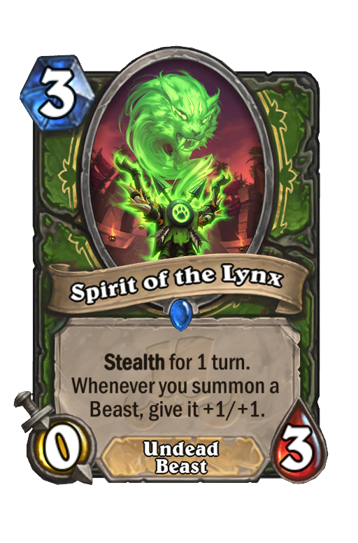 Spirit of the Lynx Hearthstone kártya
