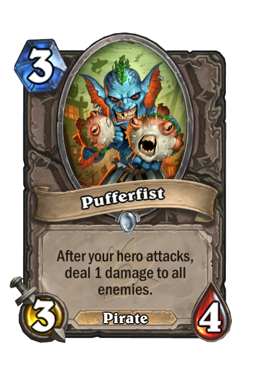 Pufferfist Hearthstone kártya