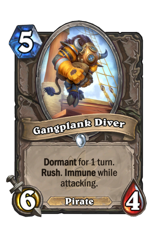 Gangplank Diver Hearthstone kártya