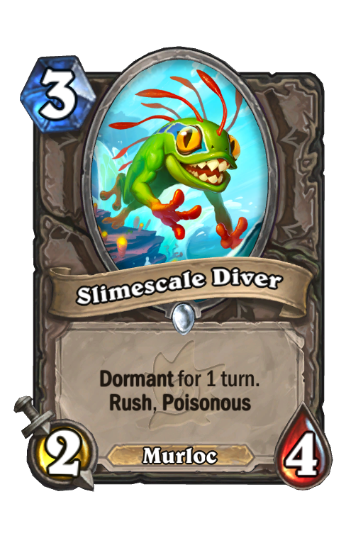 Slimescale Diver Hearthstone kártya
