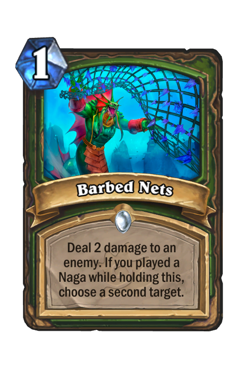 Barbed Nets Hearthstone kártya