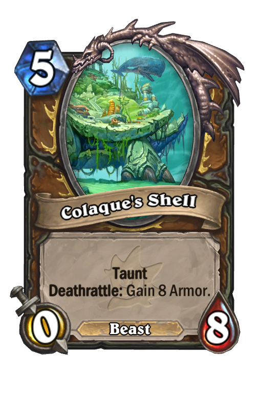 Colaque's Shell Hearthstone kártya