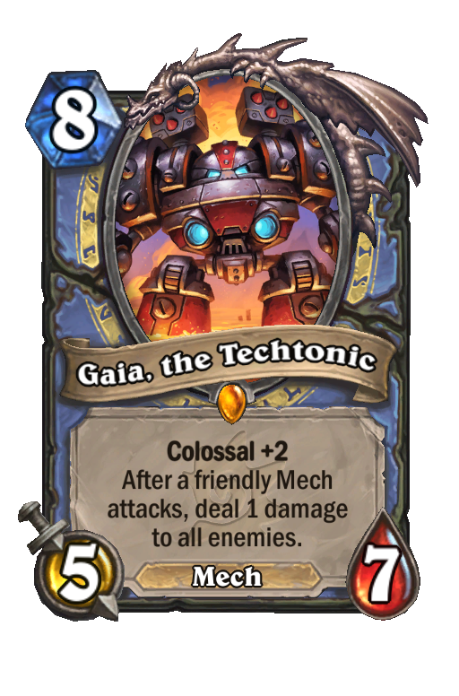 Gaia, the Techtonic Hearthstone kártya