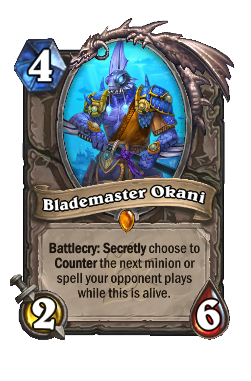 Blademaster Okani Hearthstone kártya