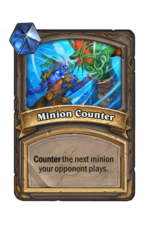 Minion Counter Hearthstone kártya