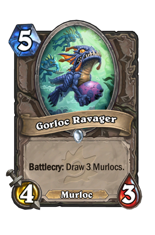 Gorloc Ravager Hearthstone kártya