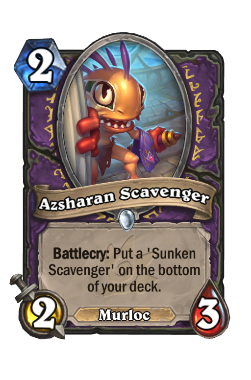 Azsharan Scavenger Hearthstone kártya
