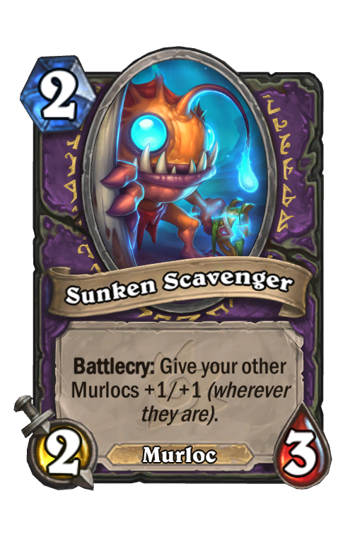 Sunken Scavenger Hearthstone kártya