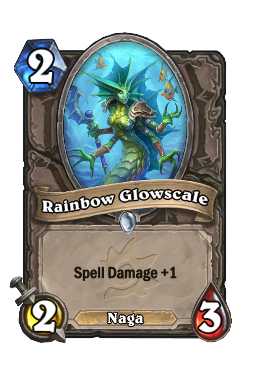 Rainbow Glowscale Hearthstone kártya