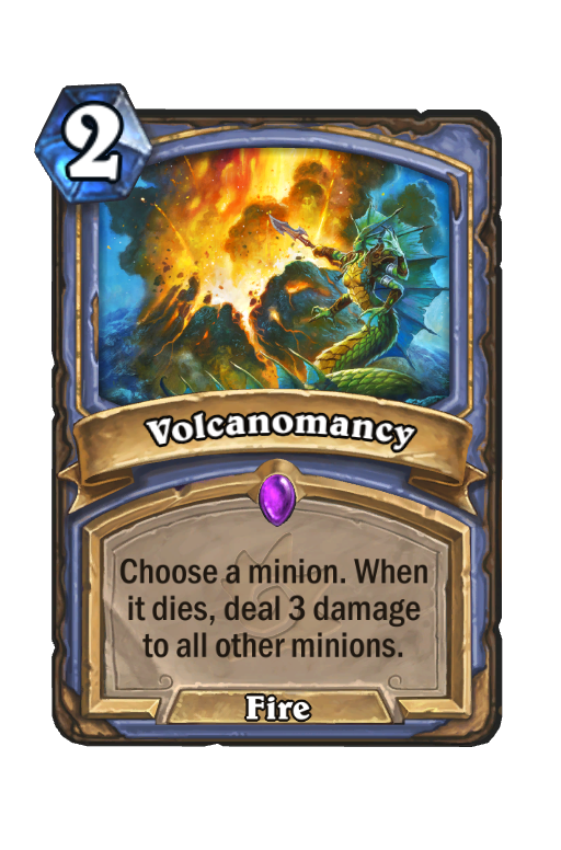 Volcanomancy Hearthstone kártya