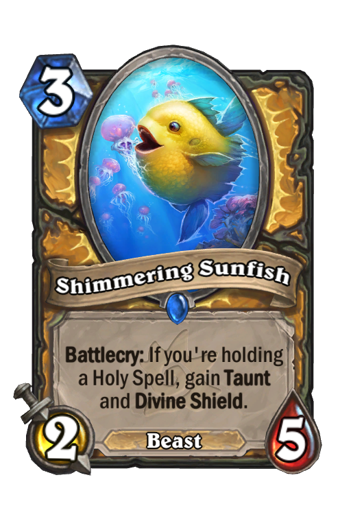 Shimmering Sunfish Hearthstone kártya