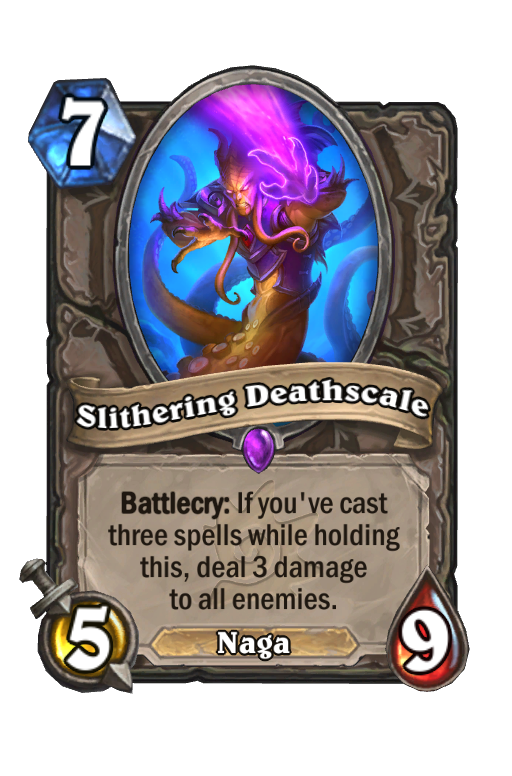 Slithering Deathscale Hearthstone kártya