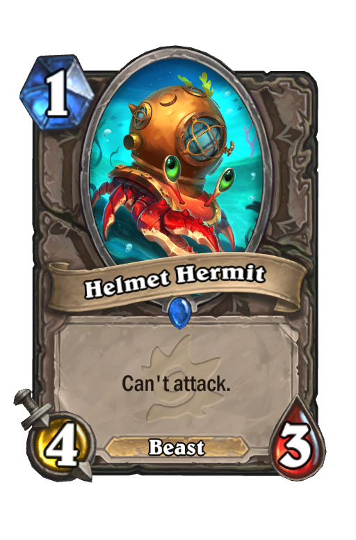 Helmet Hermit Hearthstone kártya