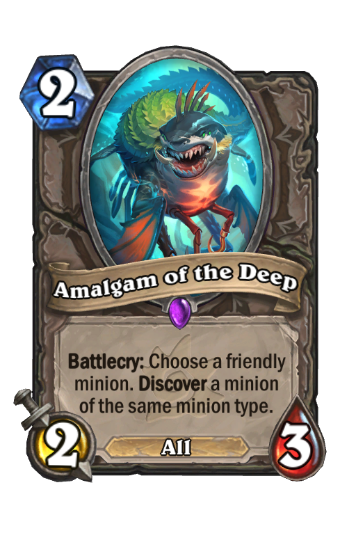 Amalgam of the Deep Hearthstone kártya