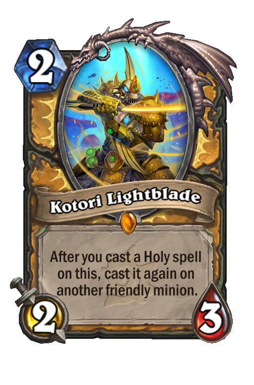 Kotori Lightblade Hearthstone kártya